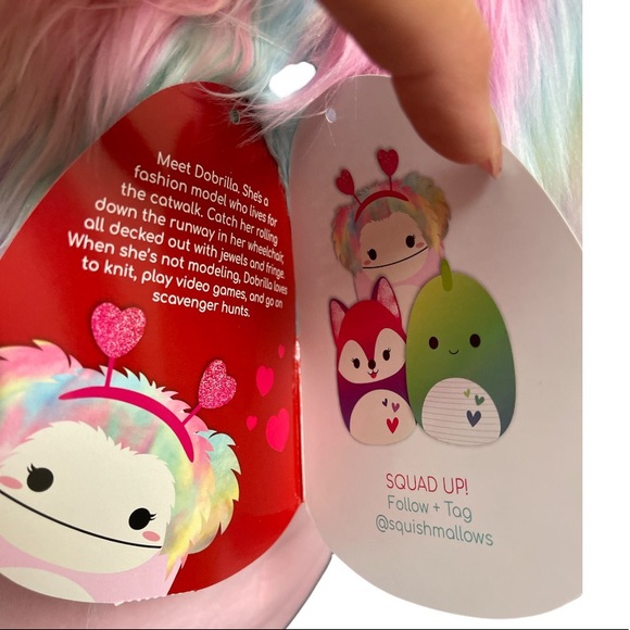 DORBRILLA 16” BIGFOOT RARE HTF VALENTINES SQUISHMALLOW ❤️❤️❤️❤️❤️❤️❤️❤️❤… - Picture 5 of 8